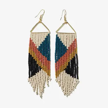 Ink & Alloy Earrings:  Emilie Angeles Rust