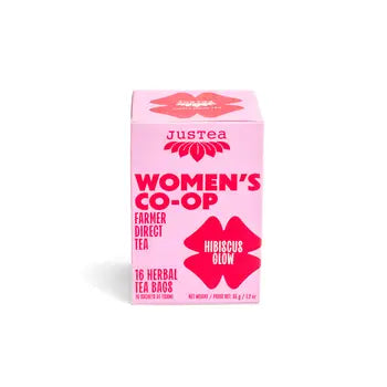 JUSTea Hibiscus Glow Tea Bags