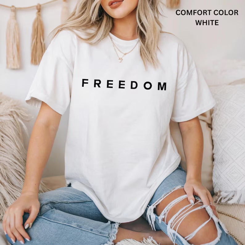 Freedom Short-Sleeved Tee Unisex Medium