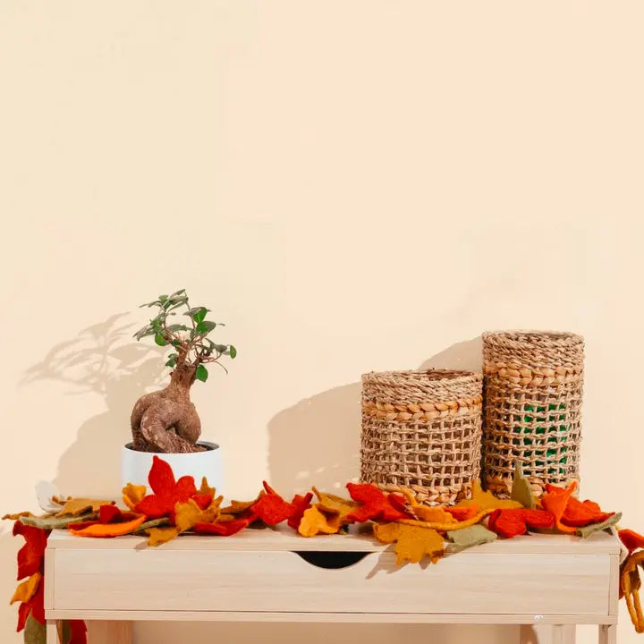 Global Goods Partners Felt Maple Leaf Garland