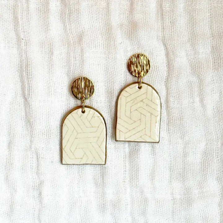 Shopwell Patterned Sozo Earrings