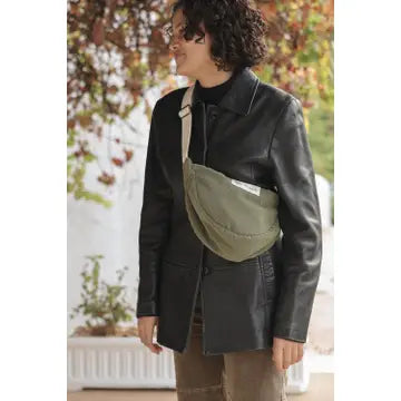 Not I But We Crossbody Bag Olive