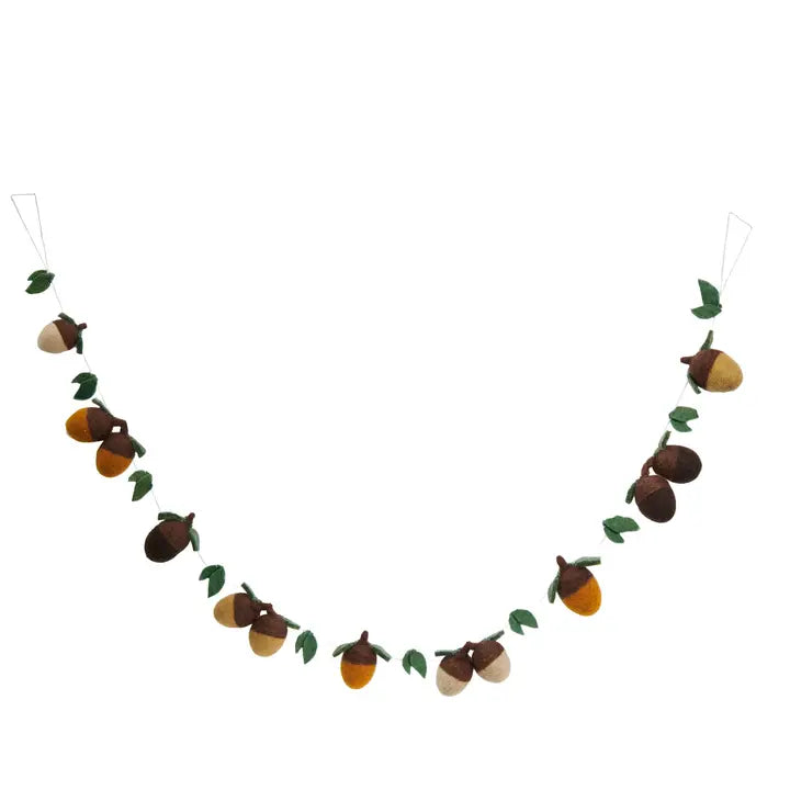 Global Goods Acorn Garland