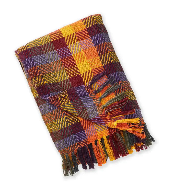 SERRV Harvest Throw:  Plaid