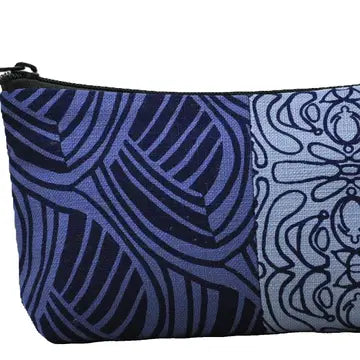 Bridge for Africa cosmetic pouch-blue