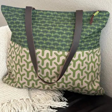 Bridge for Africa Tote Green