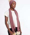 Known Supply Vienna Scarf-Deep Mauve